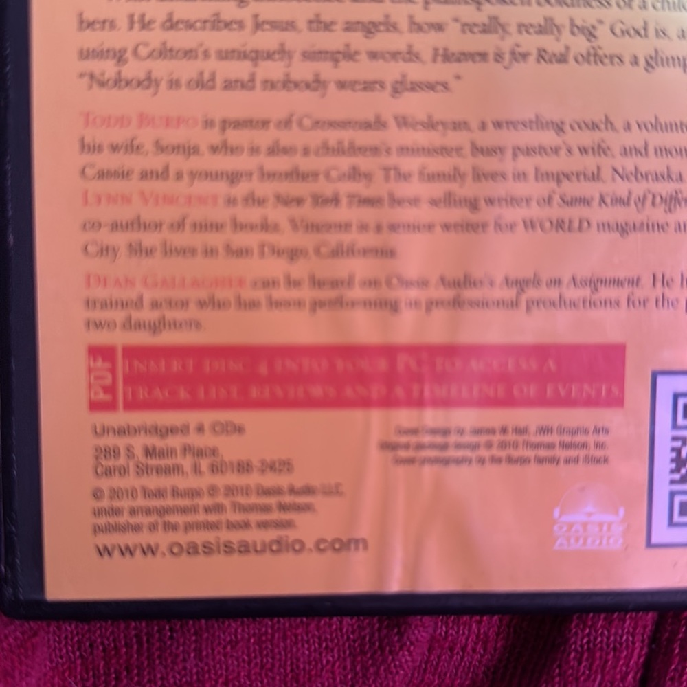 AUDIO BOOK Heaven if for real plus PDF by Todd Burpo including interview - Picture 11 of 16